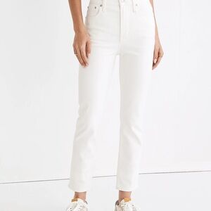 Madewell Curvy Perfect Vintage Jean White 26P